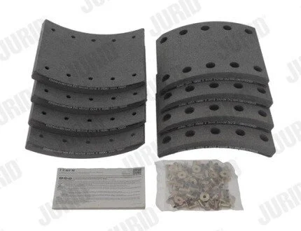 Комплект накладок гальмівних TRUCK BPW/SAF Jurid 1903221070