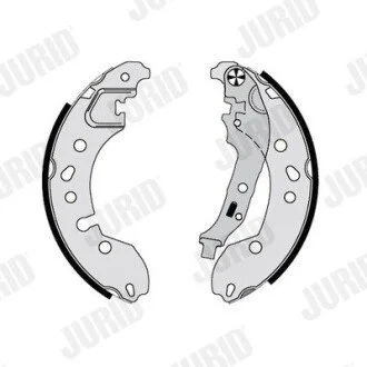 RENAULT Торм. колодки задн. TWINGO II 1.2 16V 07-14, TWINGO II 1.5 dCi 90 10-, SMART FORTWO 1.0 14- Jurid 362630J