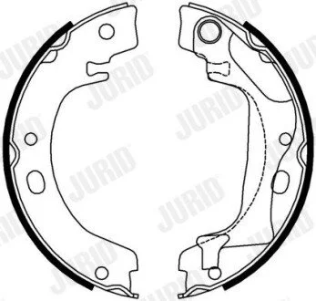 Колодки ручного тормоза TOYOTA Corolla 02- Jurid 362631J