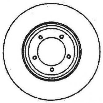 Гальмівний диск Jurid 561378JC (фото 1)