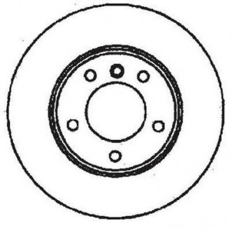 Гальмівний диск передній BMW 3 / Z3 / Z4 / Alpina Roadster S Jurid 561551JC