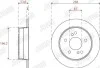 Гальмівний диск задній Mercedes C-Class (W202) Jurid 561698JC (фото 2)