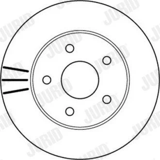 Диск гальмівний JEEP Jurid 562147JC