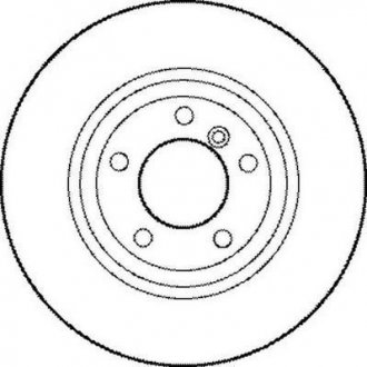 Гальмівний диск передній BMW 3/Z4 Jurid 562188JC