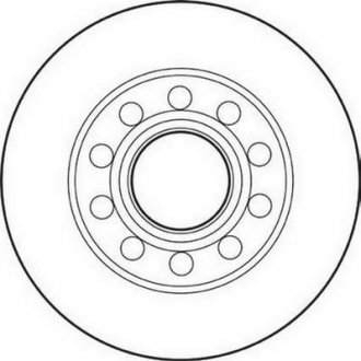 Гальмівний диск задній AUDI A4 SEAT EXEO Jurid 562192JC (фото 1)