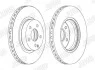 Гальмівний диск передній MERCEDES-BENZ CLS/E SAAB 9-3 Jurid 562386JC1 (фото 2)