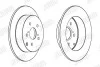 Гальмівний диск задній Toyota Corolla (E12) Jurid 562415JC (фото 1)