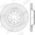 Гальмівний диск задній Volkswagen Golf/CC/Passat Seat/Skoda/Audi Jurid 562432JC (фото 2)