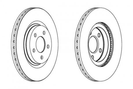 Гальмівний диск Jurid 562524JC