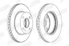 Гальмівний диск передній Ford Fiesta VI (CB1, CCN) / Ford KA+ (UK, FK) Jurid 562539JC (фото 2)