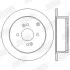 Гальмівний диск задній Hyundai Accent III/Getz/i20/ Kia Rio II Jurid 562551JC (фото 2)