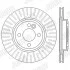 Гальмівний диск передній MINI Cooper (R56,R55,R57,R58,R59) Jurid 562570JC (фото 2)
