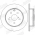 Гальмівний диск задній Toyota Mark X, RAV-4 III, IV / Lexus HS Jurid 562601JC (фото 1)