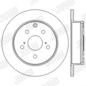 Гальмівний диск задній Toyota Mark X, RAV-4 III, IV / Lexus HS Jurid 562601JC