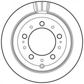Гальмівний диск Jurid 562744JC (фото 1)
