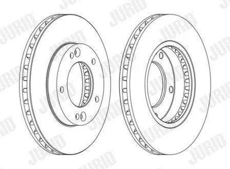 Диск гальмівний Jurid 562772JC (фото 1)