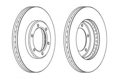 Гальмівний диск Jurid 562838JC (фото 1)