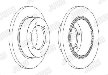 Диск гальмівний Jurid 562840JC