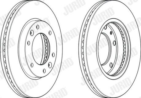 Гальмівний диск Jurid 563006JC