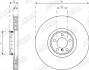 Гальмівний диск передній лівий BMW X5 (E70, F15, F85), X6 (F16, F86) Jurid 563281JVC1 (фото 3)