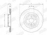 Гальмівний диск задній Land Rover Discovery Sport, Range Rover Velar Jurid 563639JC (фото 2)