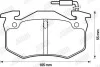 CITROEN Тормозные колодки передн.с датч. BX,Visa 82- Jurid 571302J (фото 2)