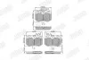 JURID PEUGEOT Тормозные колодки передние 205,309,Citroen C15 571320J