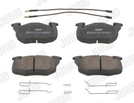 PEUGEOT Тормозн.колодки передн.106,205,305,309,405,Renault 11,19,21,Clio,Rapid,Super 5 Jurid 571332J