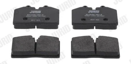 Гальмівні колодки, дискове гальмо (набір) Jurid 571348J