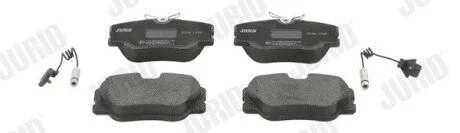 Гальмівні колодки передні MERCEDES-BENZ 124/190/E PEUGEOT 205 CITROËN C15 Jurid 571382J