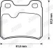 Гальмівні колодки задні Opel Astra, Ascona, Calibra, Kadett E, Vectra A / SAAB 900 / Vauxhall Jurid 571407J (фото 2)