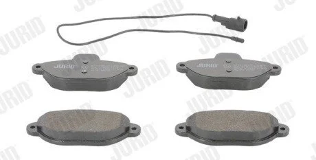 FIAT Тормозные колодки передние Panda 03-,Punto 93- Jurid 571523D