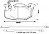 JURID CITROEN Тормозные колодки передние ZX 91-,Peugeot,Renault Clio 571525J