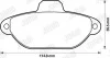 FIAT Тормозные колодки передние Punto -99Cinquecento 700,900,1.1 92- Jurid 571749J (фото 1)