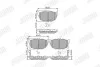 Гальмівні колодки задні Hyundai Coupe, Elantra, Lantra / KIA Cerato / Nissan Maxima, Bluebird Jurid 572127J (фото 1)