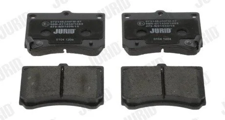 Гальмівні колодки передні MAZDA 323, MX-3 Jurid 572146J