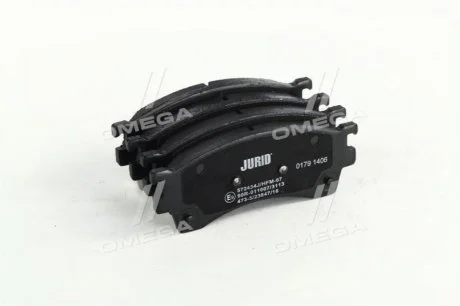 Колодки тормозные дисковые передние Jurid 572434J