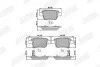 Гальмівні колодки задні TOYOTA AVENSIS/COROLLA Verso/PREVIA Jurid 572516J (фото 1)