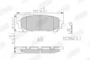 Гальмівні колодки задні SUBARU FORESTER/IMPREZA Jurid 572529J (фото 1)