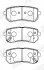 Гальмівні колодки задні Hyuidai i20, i30, ix20, ix35, Tucson / Kia Sportage II, III 572604J