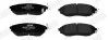 Гальмівні колодки передні Subaru BRZ, Forester, Legacy IV, V, VI, Levorg, Outback, Tribeca, WRX Jurid 572638J (фото 2)