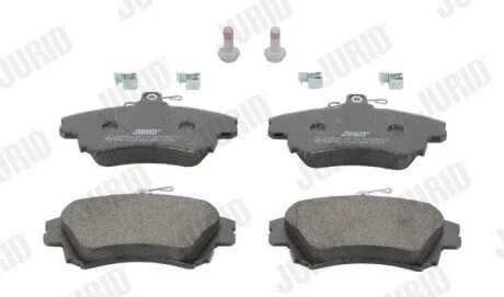 Гальмівні колодки передні VOLVO S40 MITSUBISHI CARISMA/COLT SMART FORFOUR Jurid 573039J