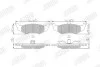Гальмівні колодки задні CHRYSLER 300M, NEON, PT CRUISER, SEBRING, VOYAGER /DODGE/LINCOLN Jurid 573069J (фото 1)