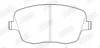 Гальмівні колодки передні VW POLO SKODA FABIA/ROOMSTER SEAT CORDOBA/IBIZA Jurid 573101J (фото 2)