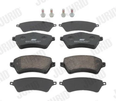 Колодки гальмівні дискові LAND ROVER FREELANDER I 98-06 / NISSAN NP300 NAVARA Пикап 15 -> Jurid 573102J