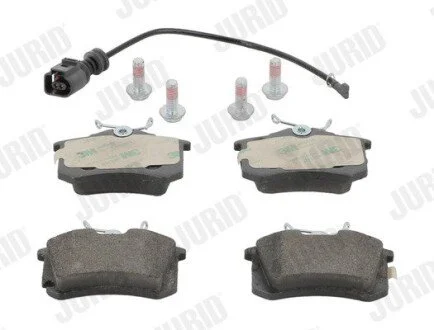Гальмівні колодки зад. Caddy III/IV/Passat/Audi A4/A6 (Lucas) Jurid 573112J