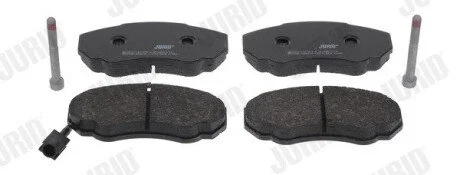 Гальмівні колодки передні PEUGEOT BOXER CITROËN JUMPER FIAT DUCATO Jurid 573113J