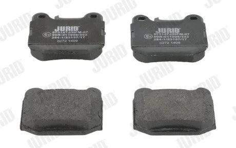 Гальмівні колодки, дискове гальмо (набір) Jurid 573147J