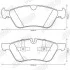 Гальмівні колодки передні Mercedes E-Class (W211, S211), M-Class (W164), G-Class (W463), GL, R-Class Jurid 573175J (фото 2)