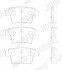 FORD Тормозные колодки задн.Mondeo III 04-,Jaguar X-Type 04- Jurid 573218J (фото 2)